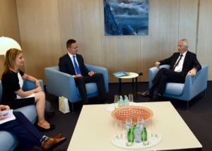 Visit of Minister Szijjártó in Strasbourg